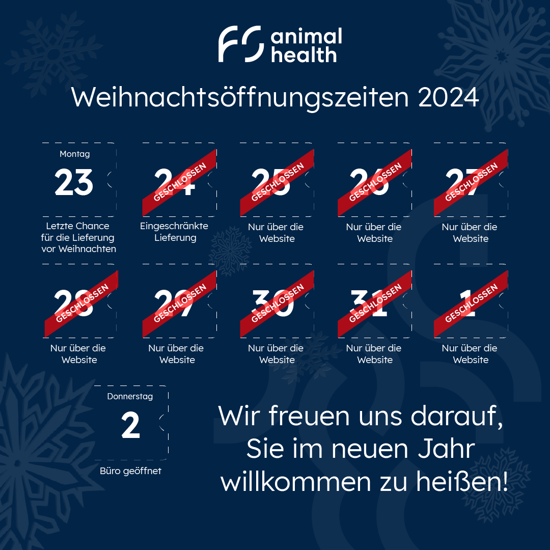 Weihnachtsöffnungszeiten 2024.