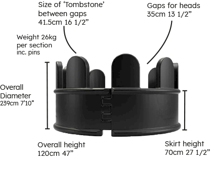 NUVEQ® Durabale hay rack