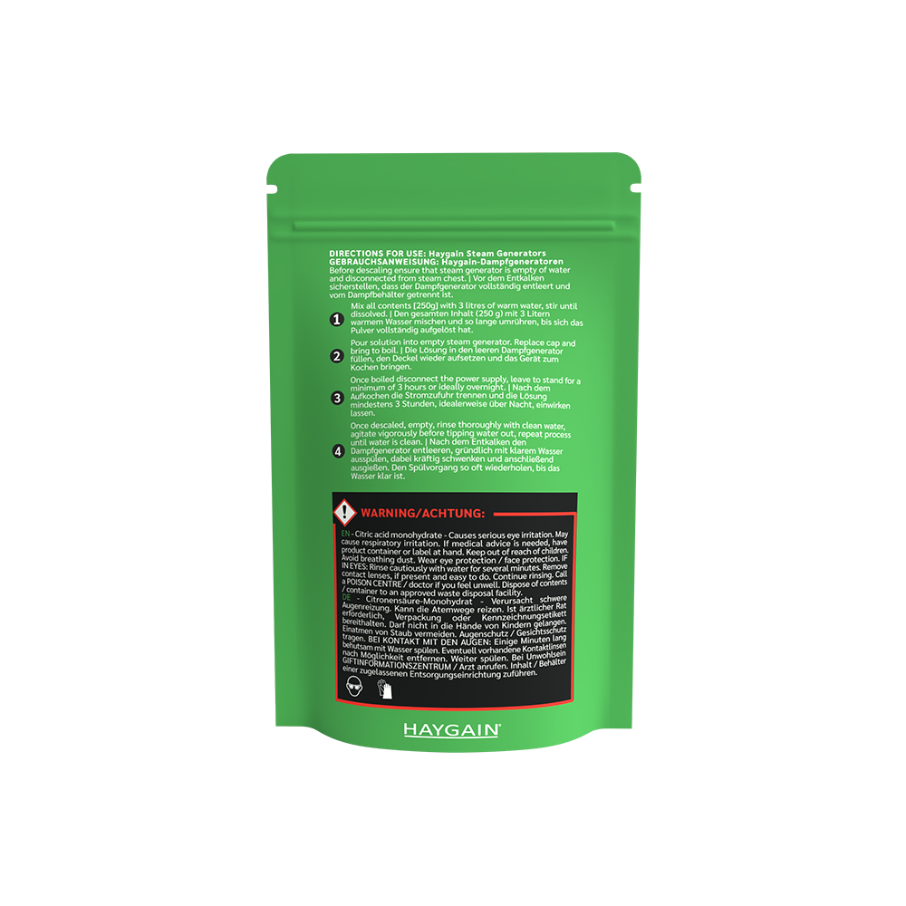 Haygain Entkalker 250g