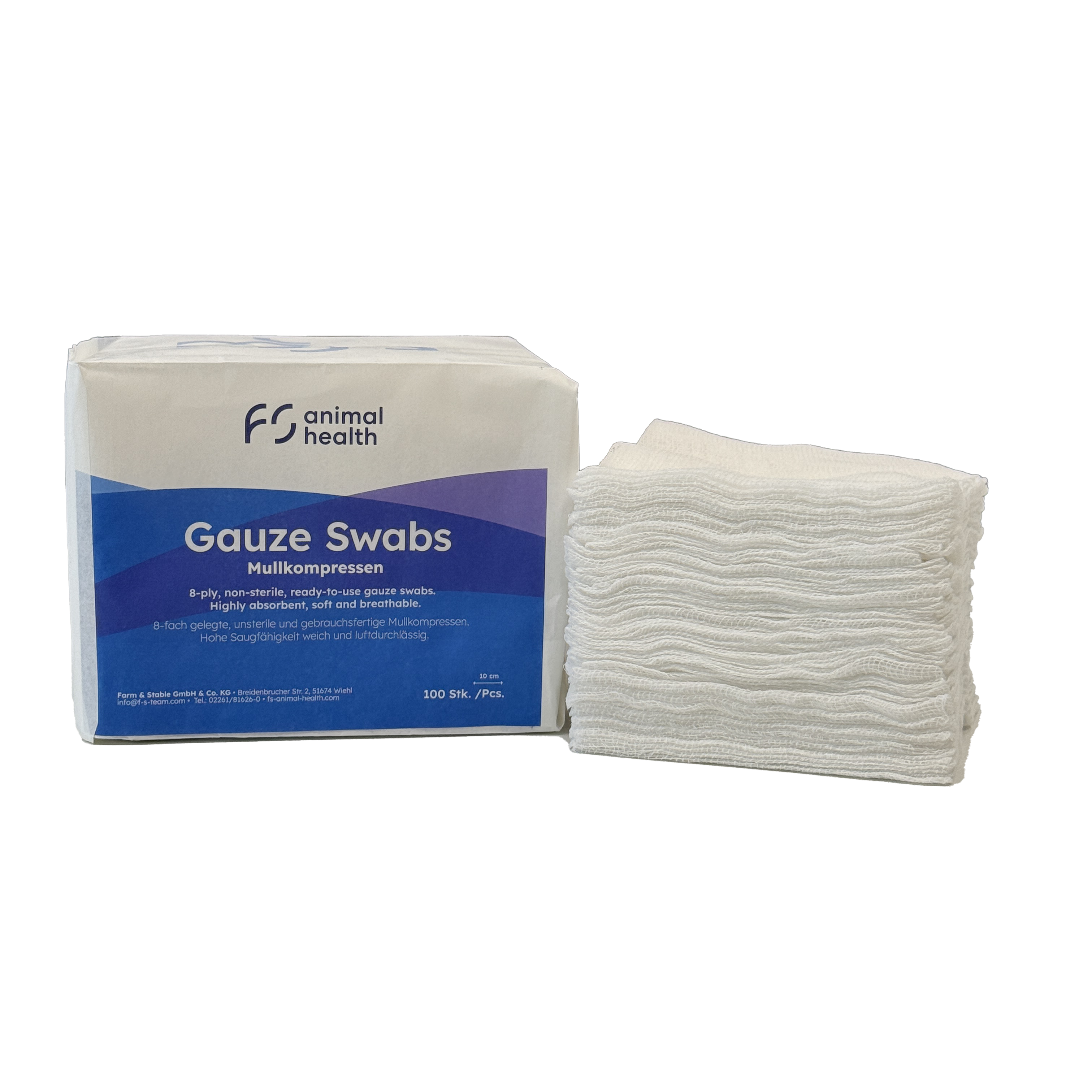 gauze compresses 100/pack