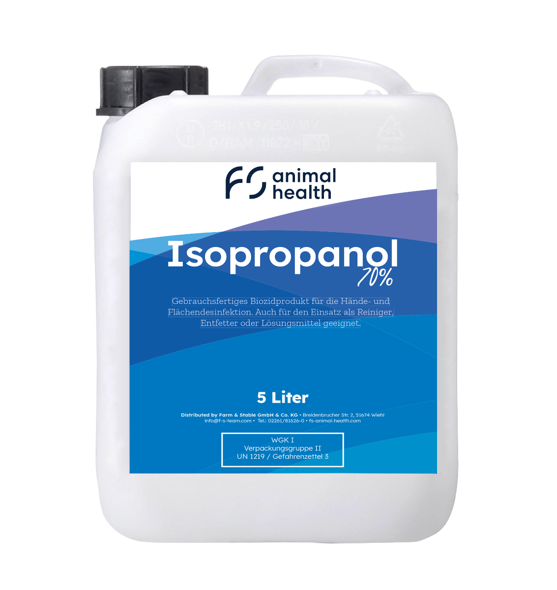 Isopropanol 70% biocides